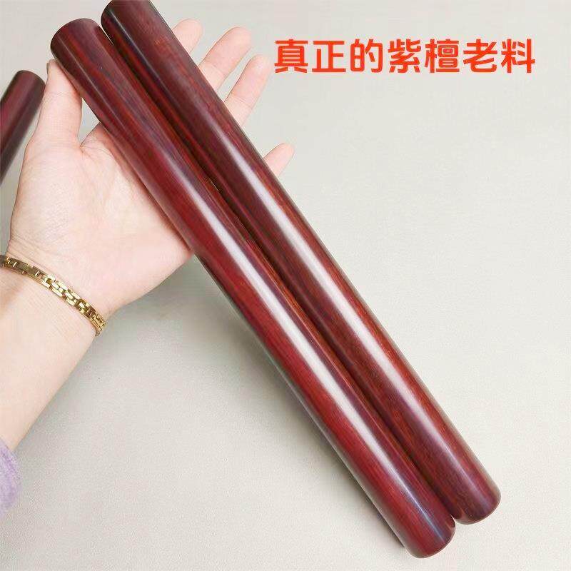 小叶紫檀文玩武术棍瑜伽健