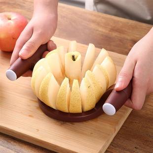 16等分水果造型模具不锈钢苹果去核切片神器水果摆盘芯去花刀工具