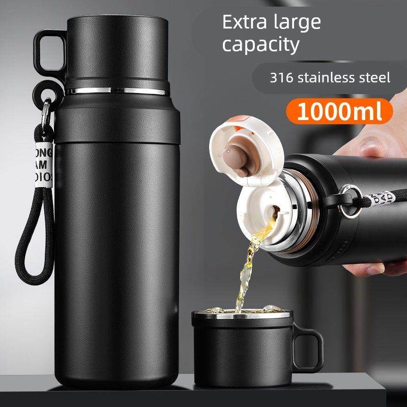 大容量户外保温水壶316不锈钢内底304杯男水杯茶水分离泡茶新杯子,餐饮具,保冷/保温杯,淘宝优惠券,粉丝福利购,淘宝优惠卷