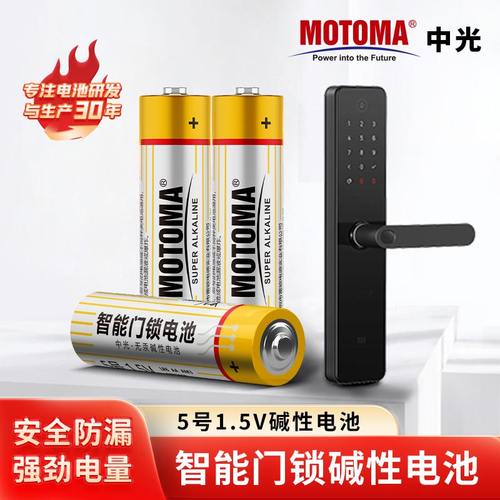 电池motoma专业耐用智能门锁碱性