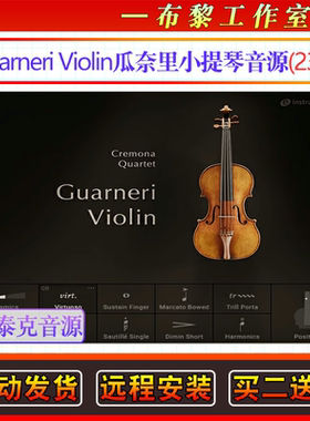 瓜奈里小提琴音色库-Guarneri Violin Kontakt康泰克弦乐编曲音源