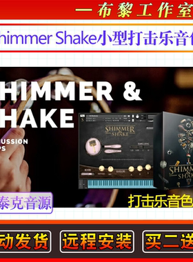 小型打击乐套装音色-VSTBuzz Shimmer and Shake康泰克编曲软音源