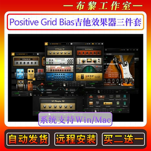 Positive Grid Bias FX2 AMP Pedal电吉他效果器插件三件套精英版