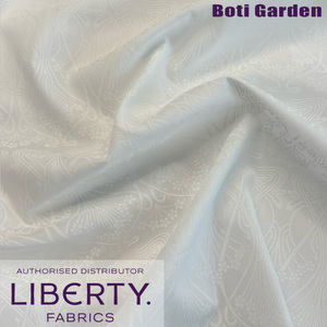 伯缇花园Liberty正品艾恩瑟IANTHE 胶印工艺白色手作面料英国进口