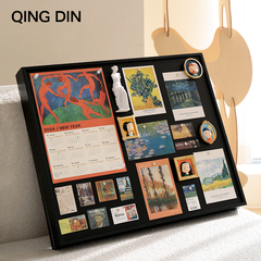 QINGDIN 电表箱装饰画轻奢高级感艺术电表箱盒遮挡磁吸黑板挂画