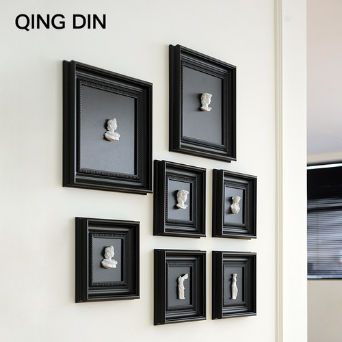 DINGDIN客厅玄关法式立体浮雕