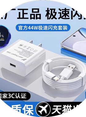 适用vivo充电器44超级闪充x50x60x70pro数据线s9es10s12双引擎快充W原装33充电头iQOONeo5活力版插头