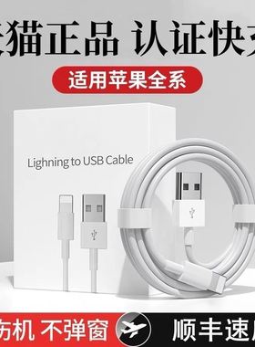 iPhone14适用苹果快充线6/7/8/xs/xr/xmax通用充电器数据线12/13快充加长闪充PD20W快充iPad2米冲电线正品