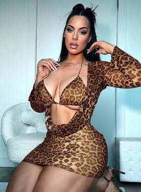 Swing collar trumpet sleeve cover suit荡领喇叭袖罩衫包臀套装