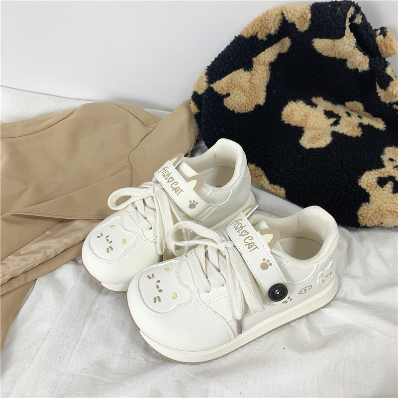 2025新款德训洛丽塔宅系软萌波特学院阿甘鞋女学生帆布鞋远波