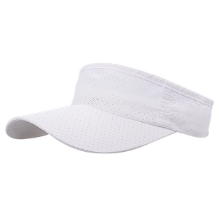 速干空顶帽子定制logo印字女男跑步防晒吸汗马拉松遮阳无顶棒球帽