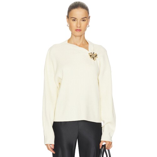 Acler WESTIE 套衫 白色REVOLVE小众新款春季