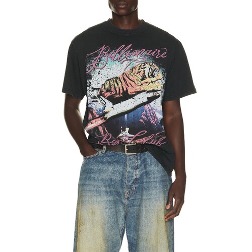 Billionaire Boys Club黑色秋冬新品上衣印花宽松衬衫REVOLVE