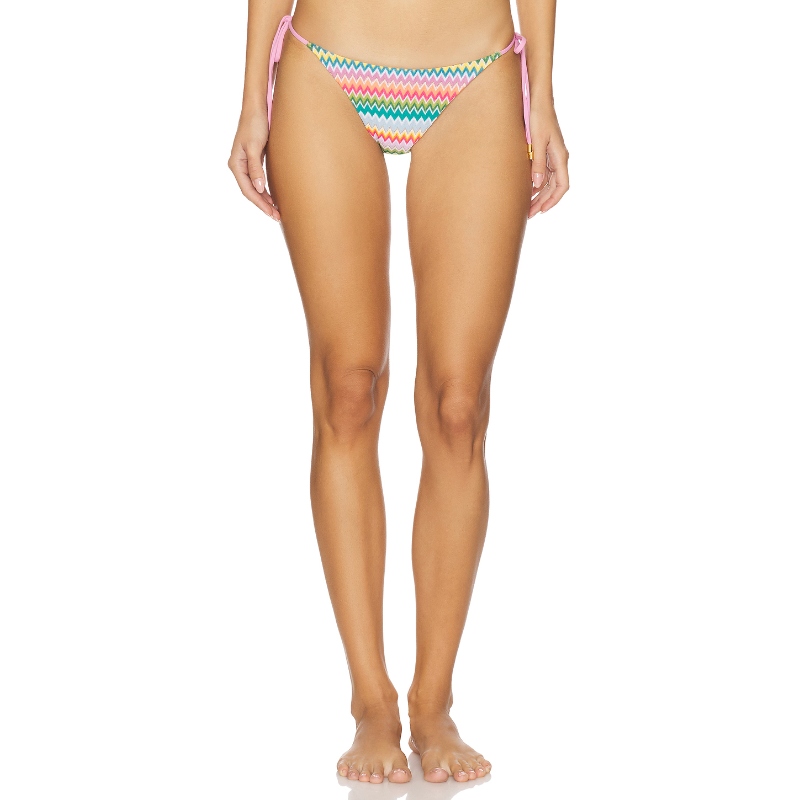 PQ TEENY 臀侧系带比基尼泳裤 粉色 y2k辣妹风REVOLVE小众新款