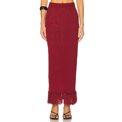 [冬季新品]4th & Reckless 酒红色REVOLVE小众