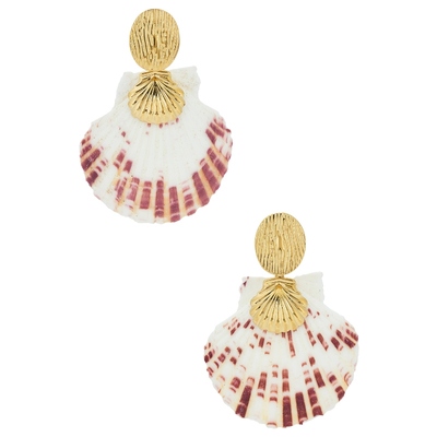 petit moments EMBELLISHED 特色耳环中性色调REVOLVE