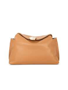 Flattered HANNA 手拿包 revolve小众新款 干邑白兰地色