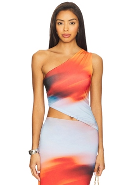 Feners BESOS 上装 橙色 y2k辣妹风 REVOLVE小众新款