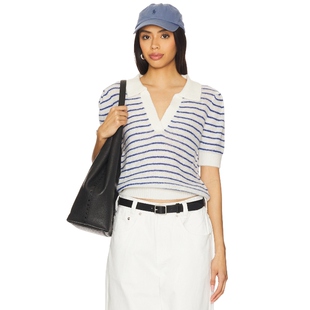 白色 上装 蓝色y2k辣妹风REVOLVE小众 BILLIE PISTOLA