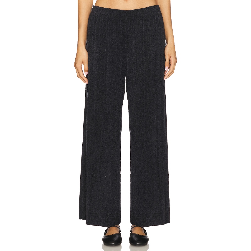 [冬季新品] Barefoot Dreams 长裤黑色美式休闲风REVOLVE小众新款