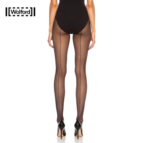Wolford Individual 10 背缝锦纶混纺连袜裤REVOLVE福特