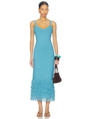 AMUR DECKER 裙子 蓝色REVOLVE小众新款