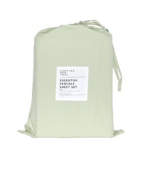 HAWKINS NEW YORK Essential Percale Bedding King Sheet Setrev