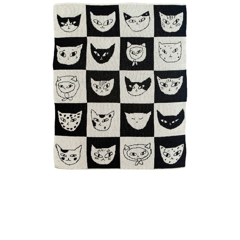 Slowdown Studio Cat Bingo Mini Blanketrevolve时尚小众新款