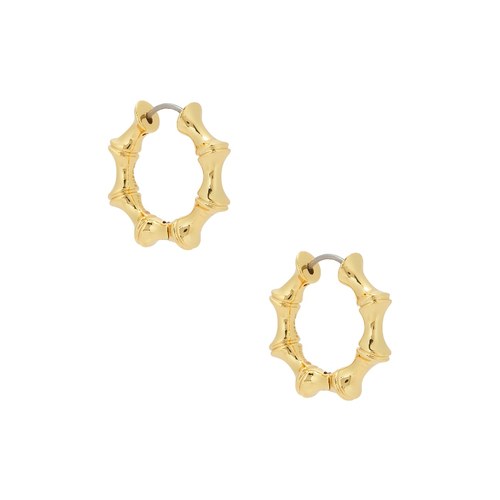 Eddie Borgo BAMBU 圆环耳饰 金属金色REVOLVE小众新款