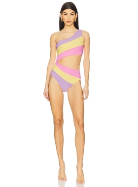 BEACH RIOT JOYCE 一件式泳装 Purple,PinkREVOLVE小众