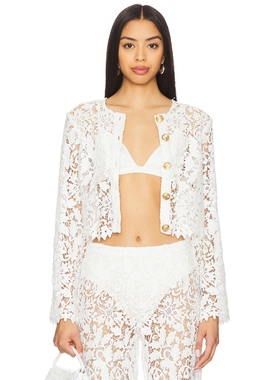 La Porte COCO 纽扣衬衫 白色REVOLVE小众新款