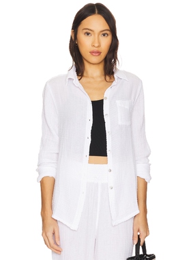 [春季新品]Michael Stars ERNIE 长袖上装 白色y2k辣妹风REVOLVE