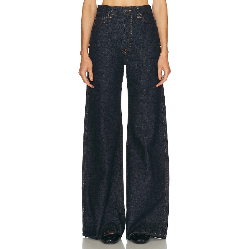 KHAITE DANE 牛仔裤 蓝色 美式复古风REVOLVE小众新款