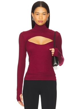 [冬季新品]Michael Lauren CADE 上装长袖上衣 酒红色REVOLVE