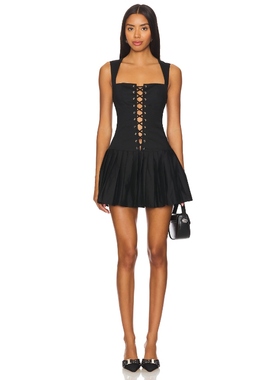 MORE TO COME GEMMA 裙子 黑色 y2k辣妹风REVOLVE小众新款