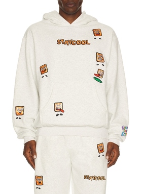 Stay Cool 连帽衫 淡灰色REVOLVE小众新款