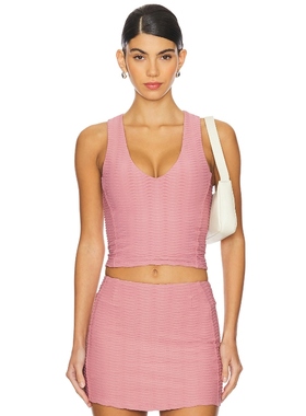 DEVON WINDSOR FINLEY 上装 淡紫色 y2k辣妹风REVOLVE小众新款