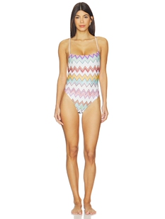 ONE revolve小众新款 PIECE 泳装 一件式 Missoni