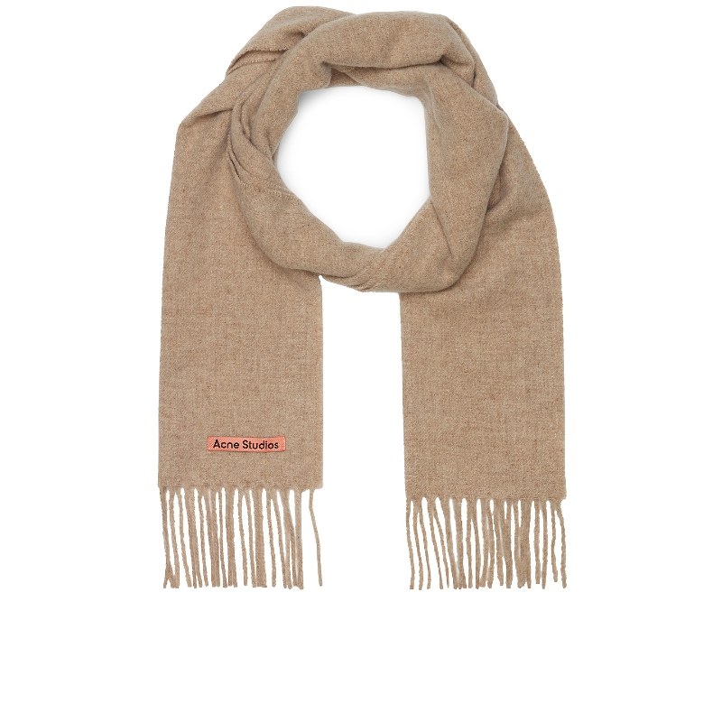 [冬季新品]Acne Studios 流苏剪线羊毛围巾焦糖米色保暖REVOLVE,服饰配件/皮带/帽子/围巾,围巾/丝巾/披肩,淘宝优惠券,粉丝福利购,淘宝优惠卷