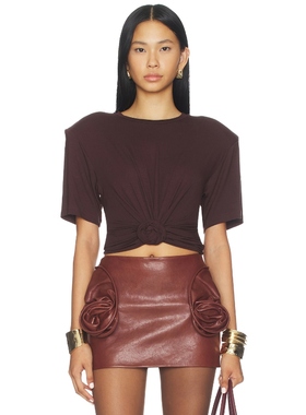 Magda Butrym 上装 棕色REVOLVE小众新款