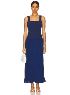 La Ligne Knit Tank Skirt Dress 藏青色REVOLVE小众