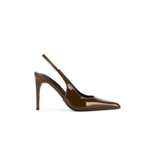 Tony Bianco 浅口高跟鞋棕色尖头性感露跟女鞋REVOLVE小众新款