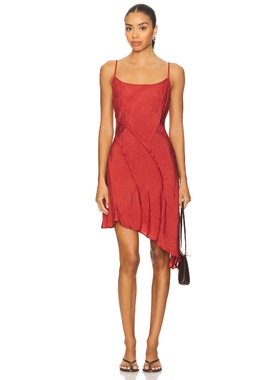 ASTR the Label CHELSIE 裙子 红色REVOLVE小众新款