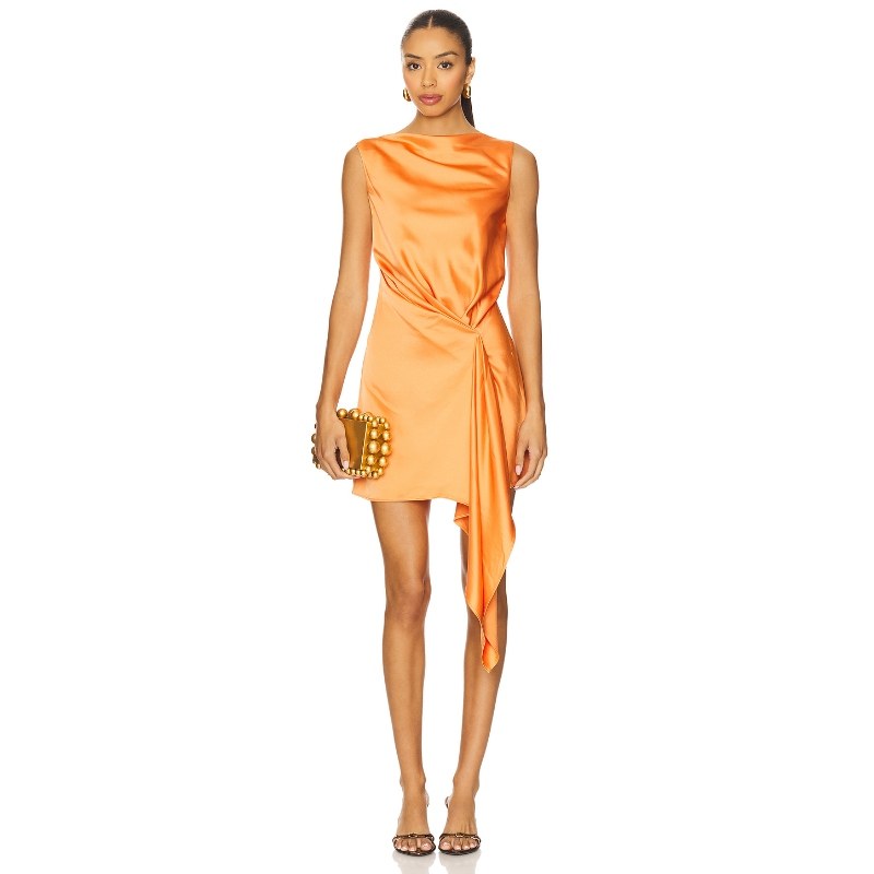 Significant Other ALYSSA 连衣裙 橙色REVOLVE小众