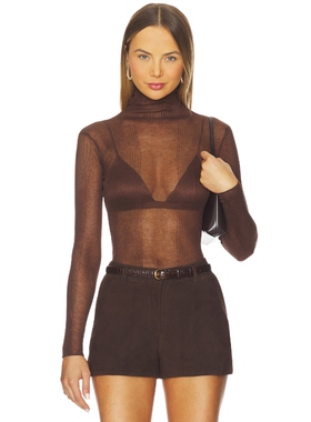 [春季新品]SER.O.YA PIPER 毛衣 棕色REVOLVE小众冬季保暖