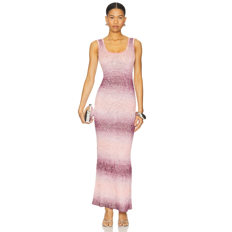 ASTA RESORT JOSEPHINE 长裙 紫色REVOLVE小众新款