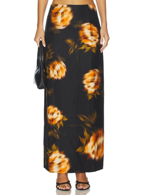 [冬季新品]Clea MORGAN 半身裙 黑色REVOLVE小众