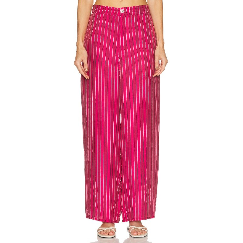 American Vintage YSOLI 长裤 Fuchsia,Mauve 美式休闲风小众新款