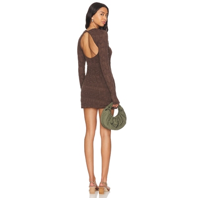 【海外直邮】Free People 连衣裙女网纱设计感修身短裙REVOLVE