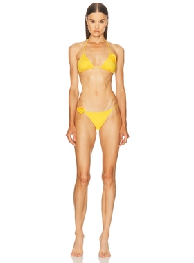 Maygel Coronel GOLA 比基尼 黄色REVOLVE小众新款